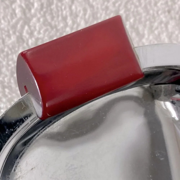 Vintage Glo Hill Gourmates Chrome Serving Tray With Bakelite Handles - Picture 9 of 12